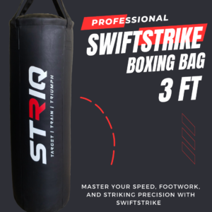 SwiftStrike 3FT Professional Boxing Bag Black